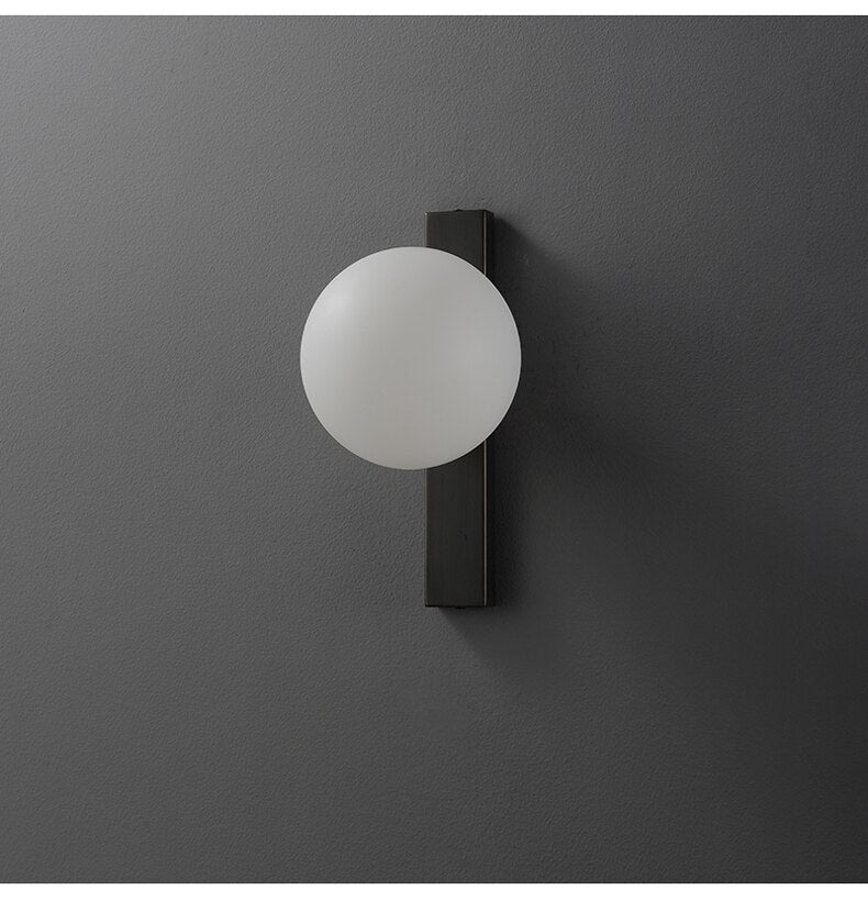 Simple Copper Wall Lamp - Circ LED Wall Sconce
