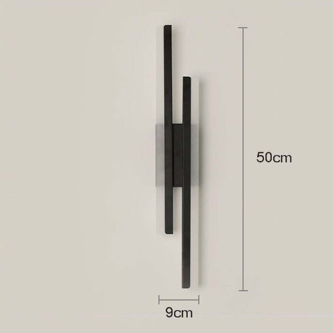 Modern simple led wall lamp strip length light