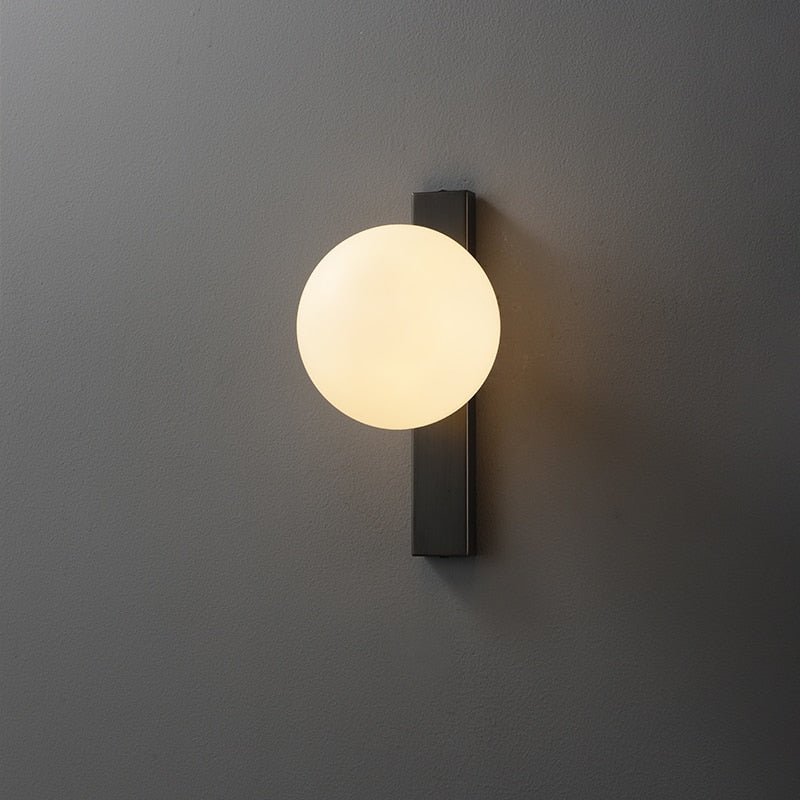 Simple Copper Wall Lamp - Circ LED Wall Sconce
