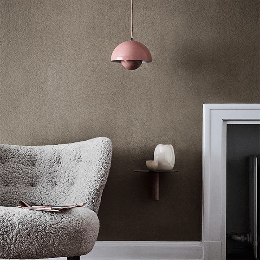 Semi-circular coloured chandelier