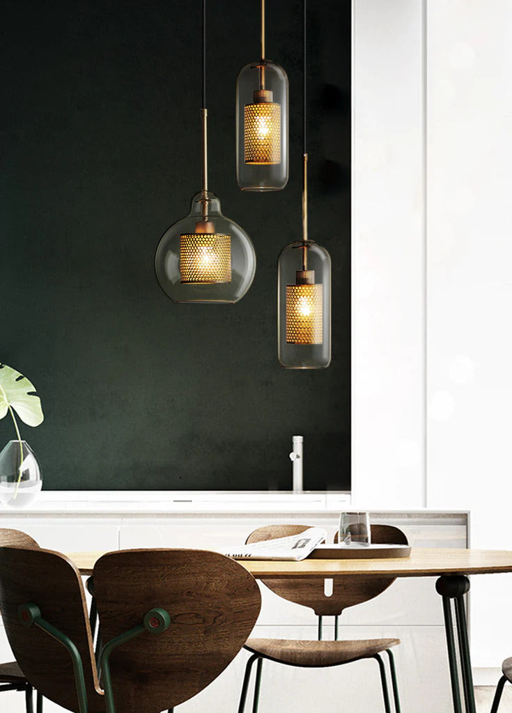 Salena - Glass Pendant Lights