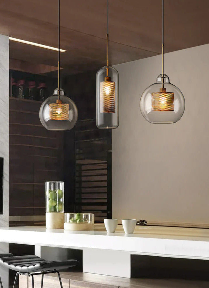 Salena - Glass Pendant Lights