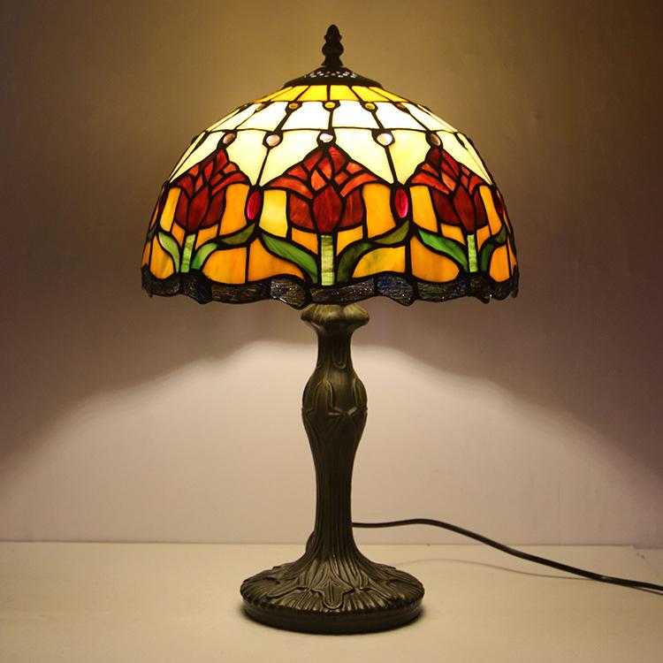 Tiffany Elod | European Stained Glass Table Lamp