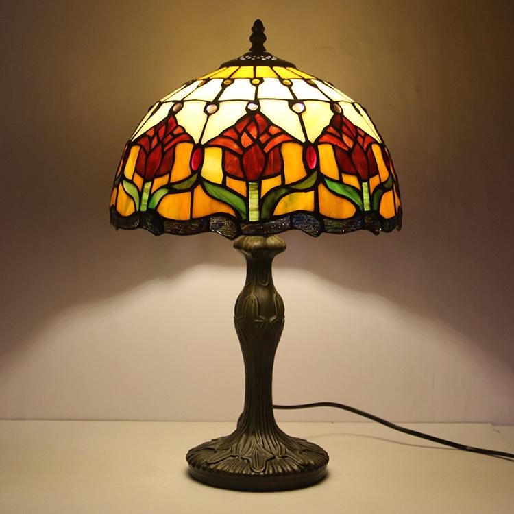 Tiffany Elod | European Stained Glass Table Lamp