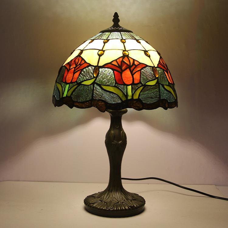 Tiffany Elod | European Stained Glass Table Lamp