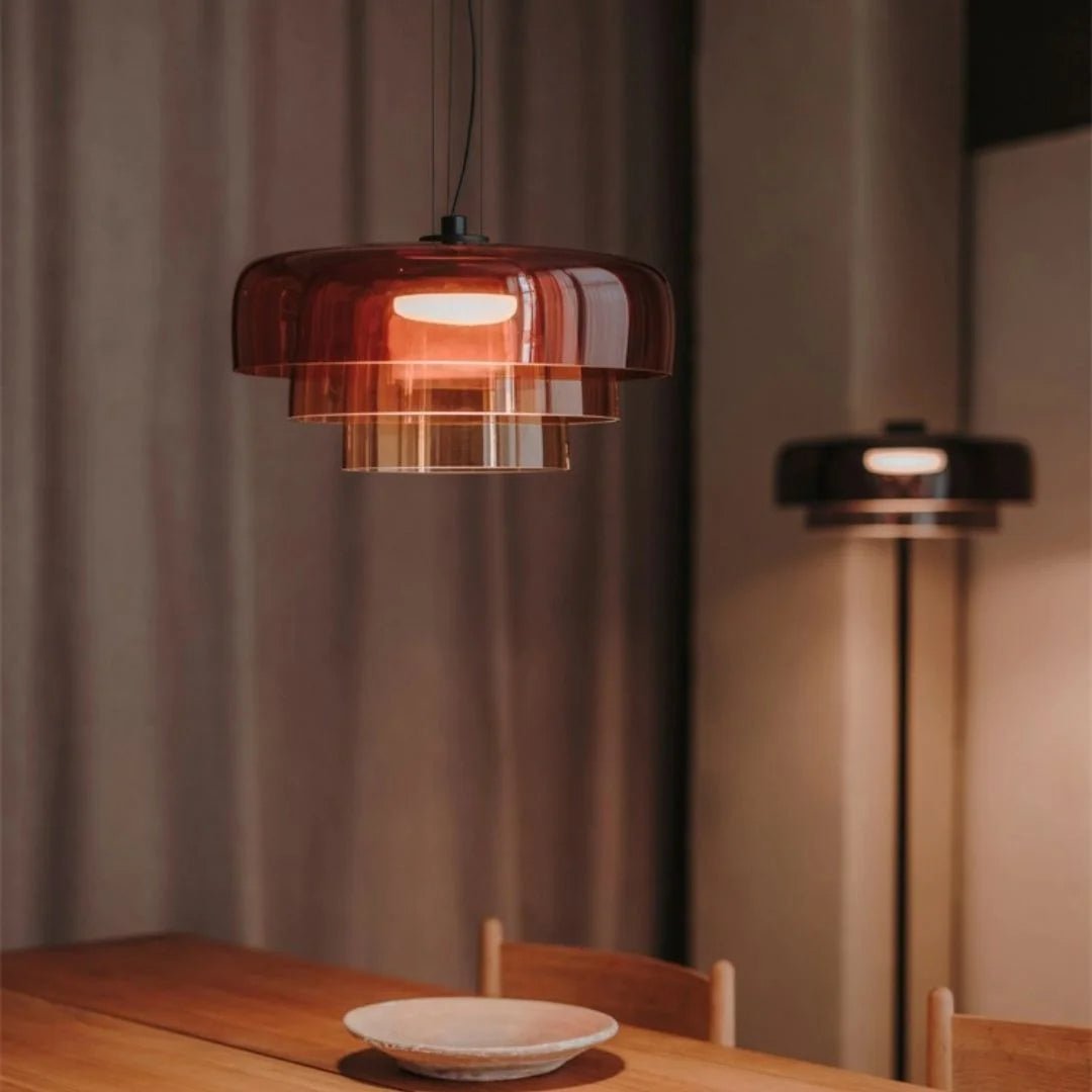 Vitréa | Glass ceiling lamp with historical charm
