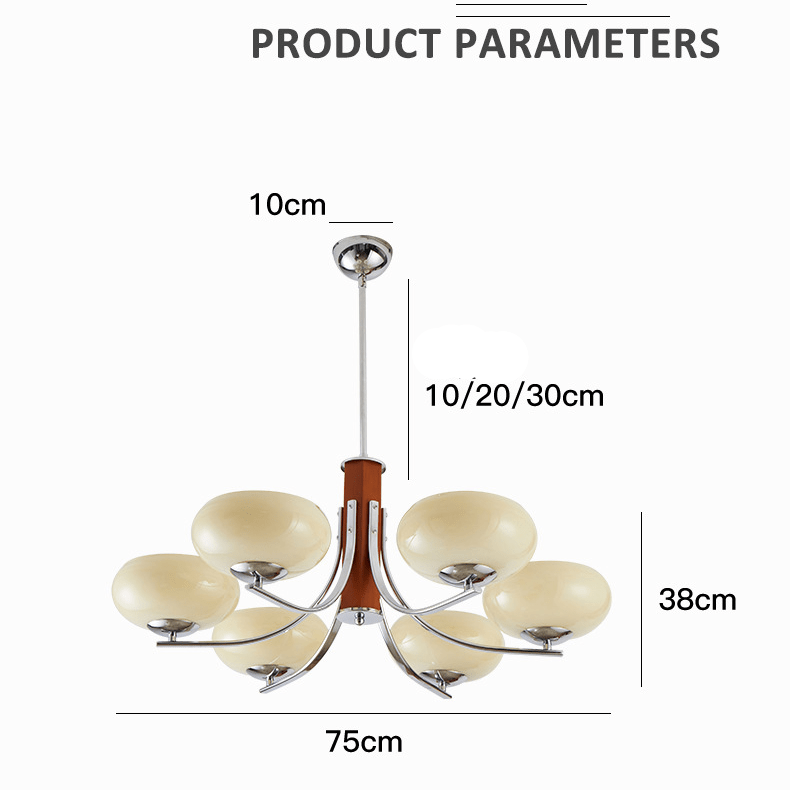 Vittorio | Modern chandelier – minimalist design with LED