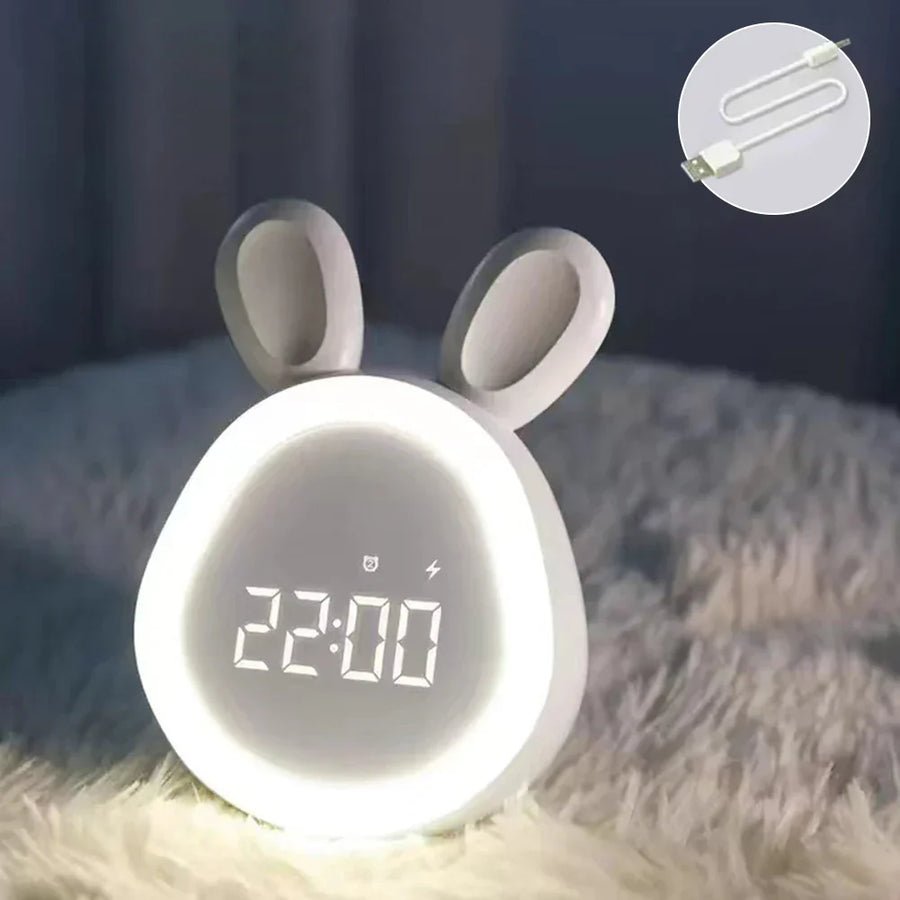The original Glowbun - brightness setting alarm clock and light lamp