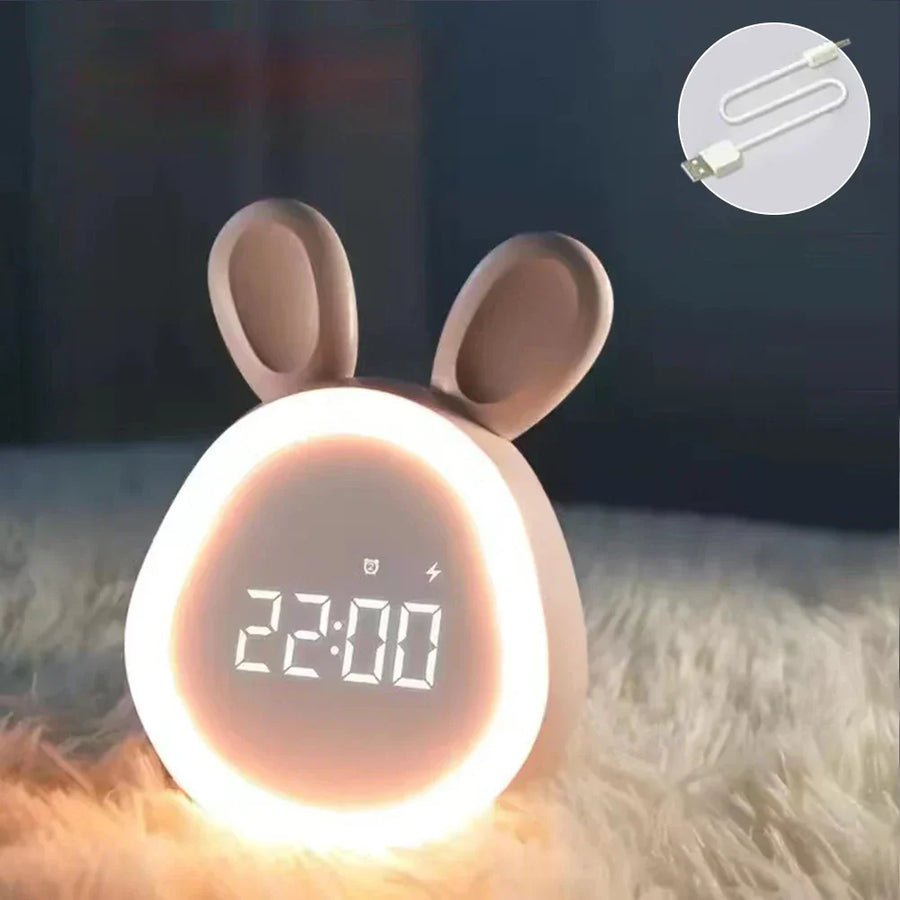 The original Glowbun - brightness setting alarm clock and light lamp