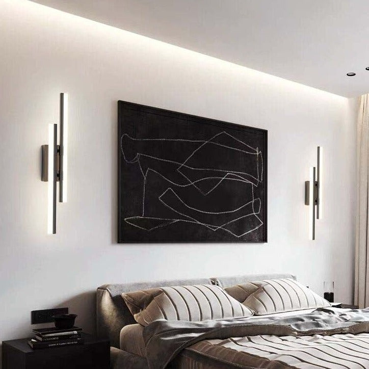 Modern simple led wall lamp strip length light