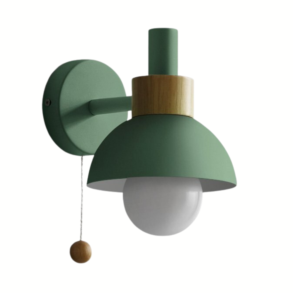 Colorful Nordic Pull Switch Wall Sconce