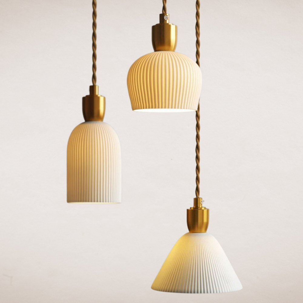 Modern White Ceramic Pendant Lights
