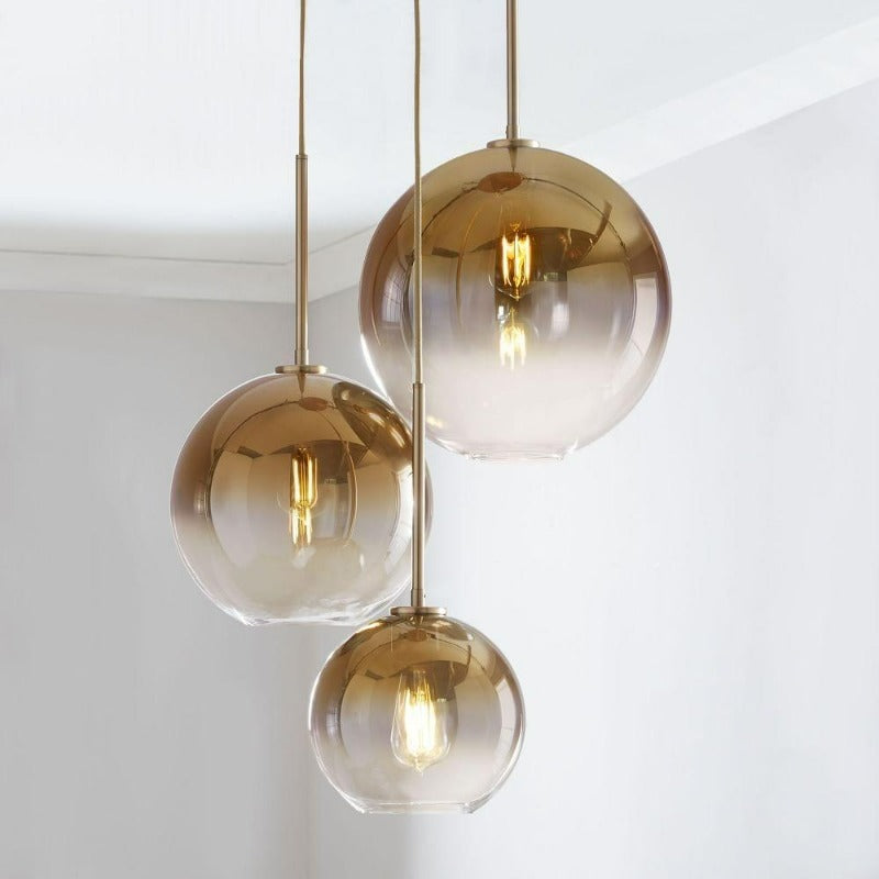 Zaire - Modern Glass Globe Pendant Lights