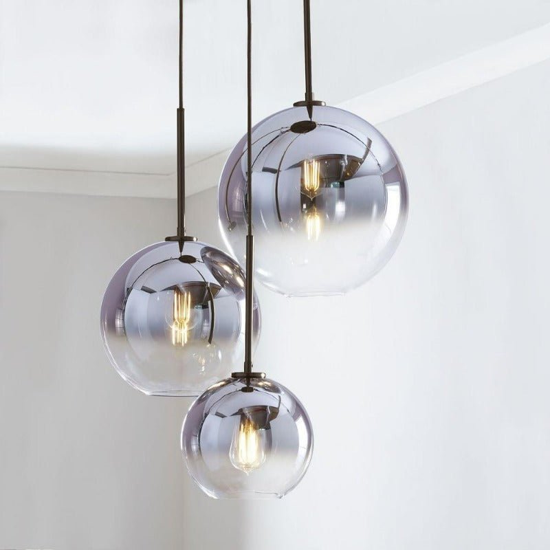 Zaire - Modern Glass Globe Pendant Lights