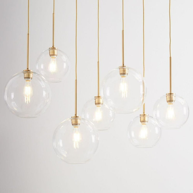 Zaire - Modern Glass Globe Pendant Lights