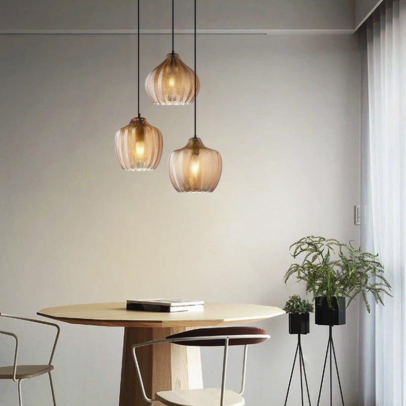Jasper - Textured Glass Pendant Lights