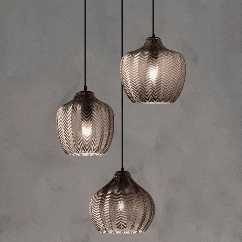 Jasper - Textured Glass Pendant Lights