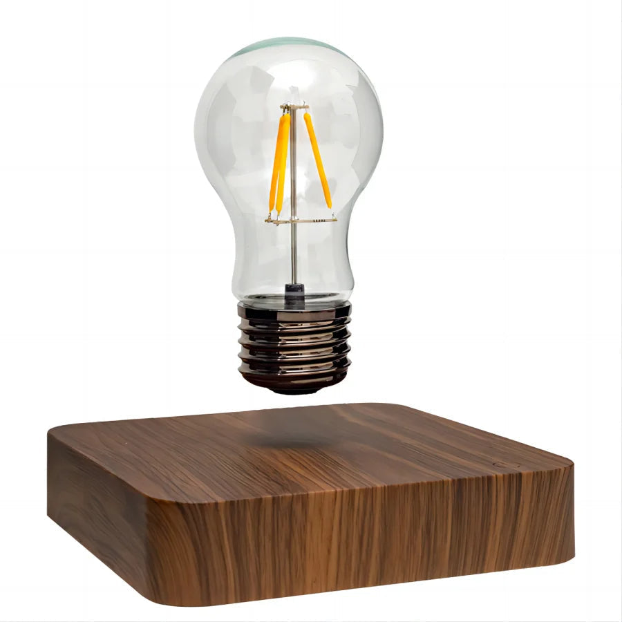 Magnetic Levitation Lamp with Floating LED Bulb, Tri-Color Touch Control Desk Light for Home Office Decoration
